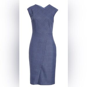BOSS Dechesta Glen Plaid Sheath Dress